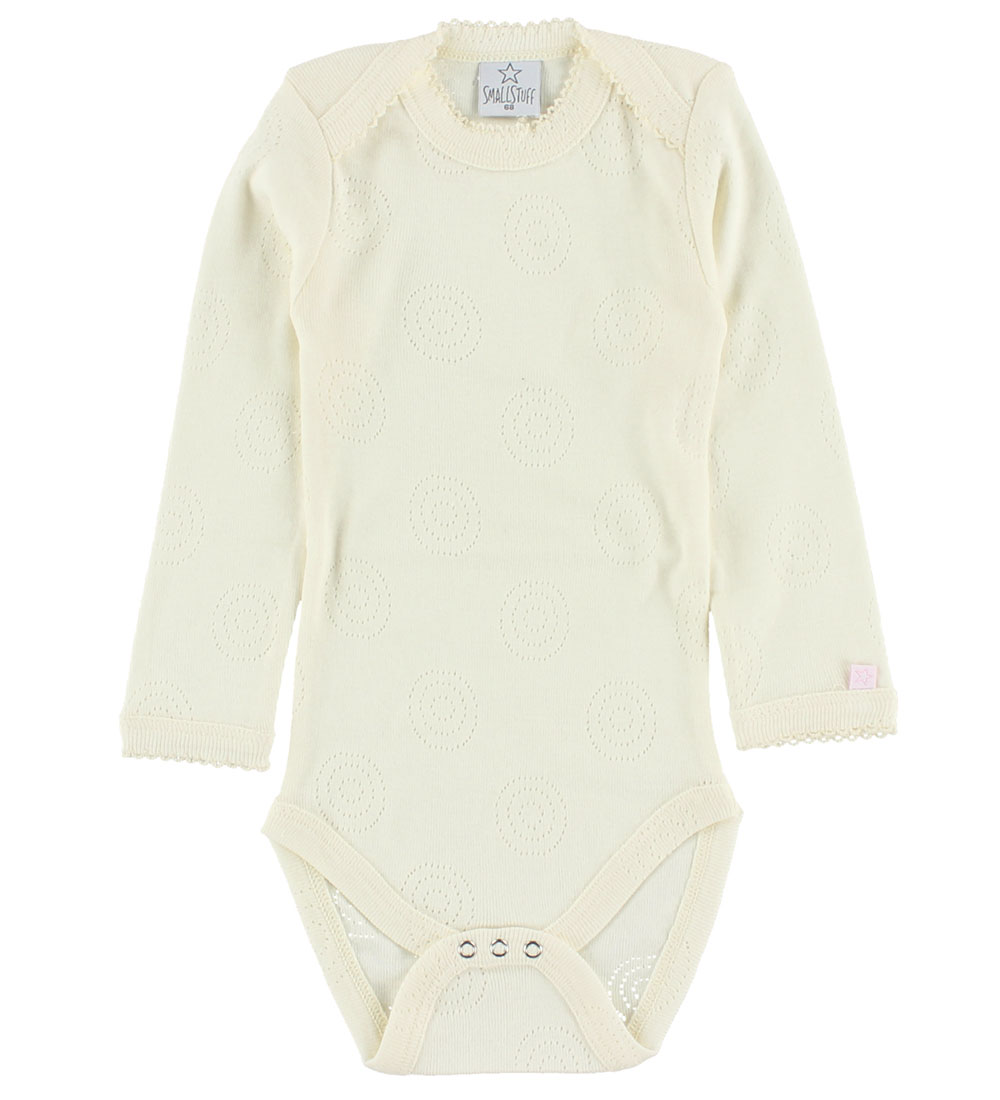 Smallstuff Body - l/ä - Creme m. Lochmuster - Smallstuff - 98 - Body L/Ä Smallstuff Body - l/ä - Creme m. Lochmuster - Smallstuff - 98 - Body L/Ä von Smallstuff