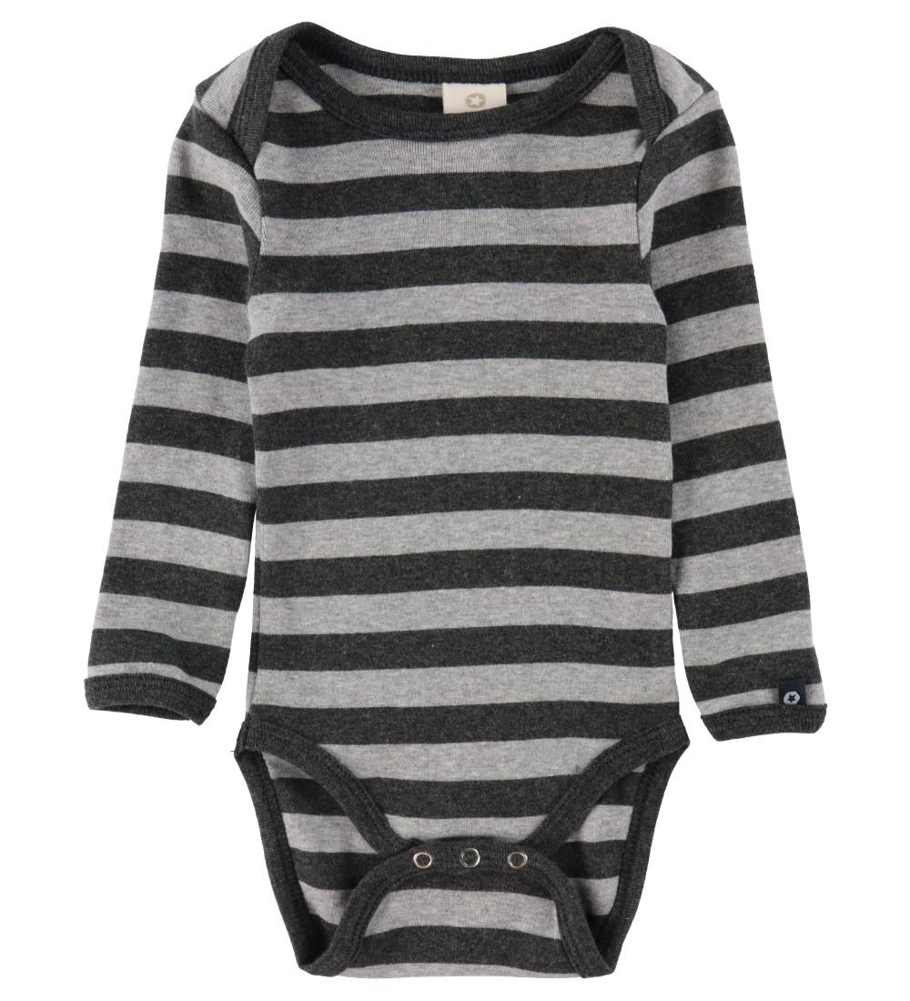 Smallstuff Body l/ä - Gestreift - Grey/Anthrazit - Smallstuff - 56 - Body L/Ä Smallstuff Body l/ä - Gestreift - Grey/Anthrazit - Smallstuff - 56 - Body L/Ä von Smallstuff