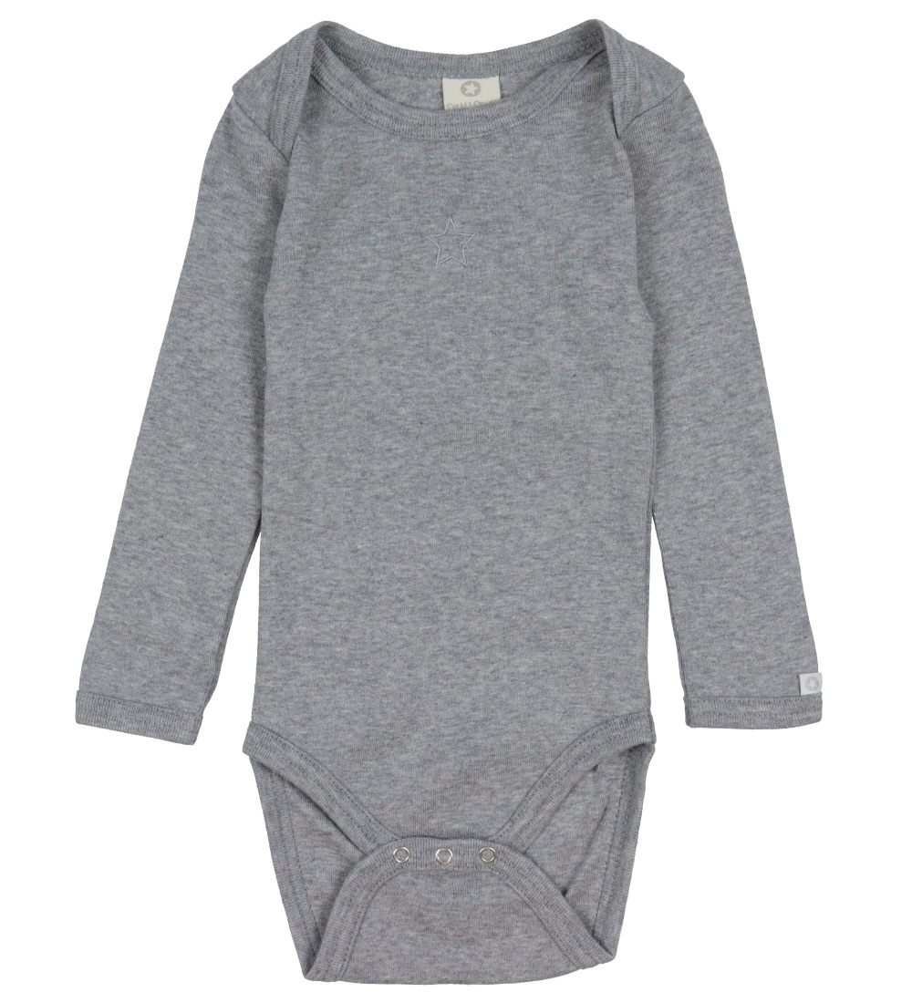 Smallstuff Body l/ä - Hellgrau-Meliert - Smallstuff - 68 - Body L/Ä Smallstuff Body l/ä - Hellgrau-Meliert - Smallstuff - 68 - Body L/Ä von Smallstuff