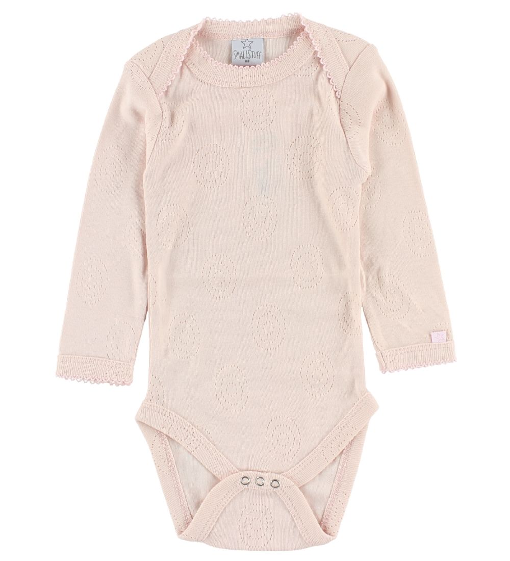 Smallstuff Body - l/ä - Pink m. Lochmuster - Smallstuff - 74 - Body L/Ä Smallstuff Body - l/ä - Pink m. Lochmuster - Smallstuff - 74 - Body L/Ä von Smallstuff