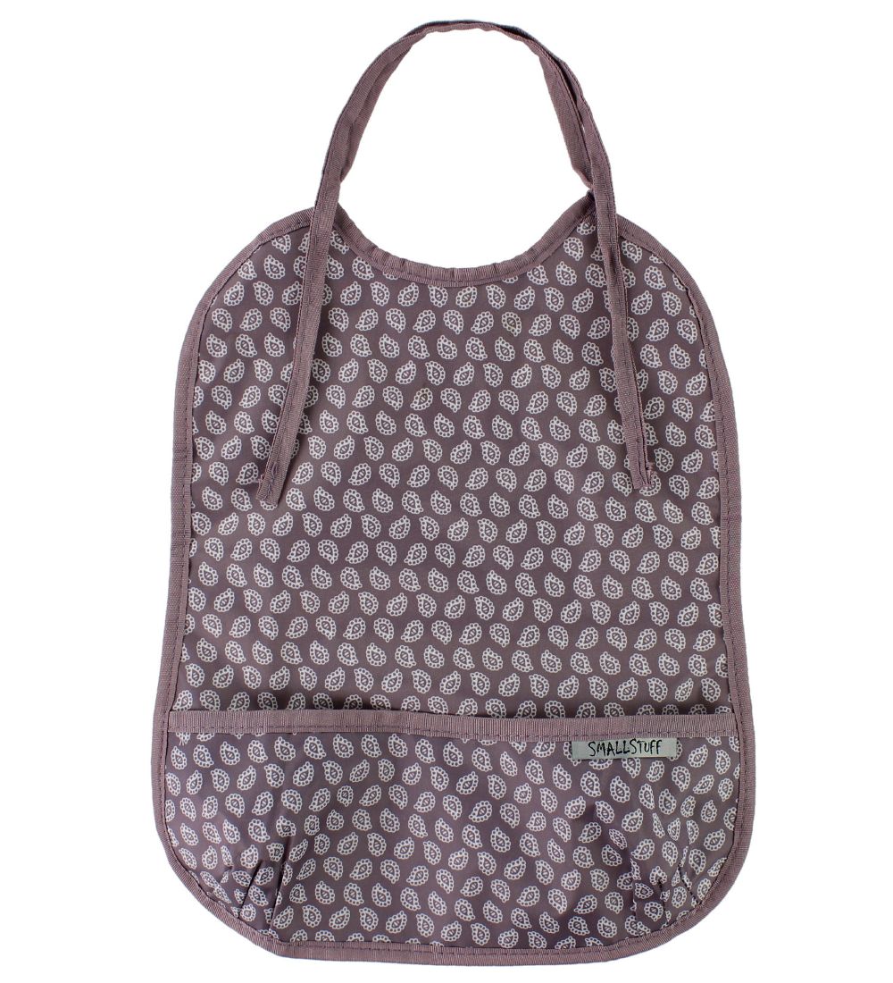 Smallstuff Lätzchen m. Tasche - Groß - Mattes Lila m. Blätter - Smallstuff - One Size - Lätzchen Smallstuff Lätzchen m. Tasche - Groß - Mattes Lila m. Blätter - Smallstuff - One Size - Lätzchen von Smallstuff
