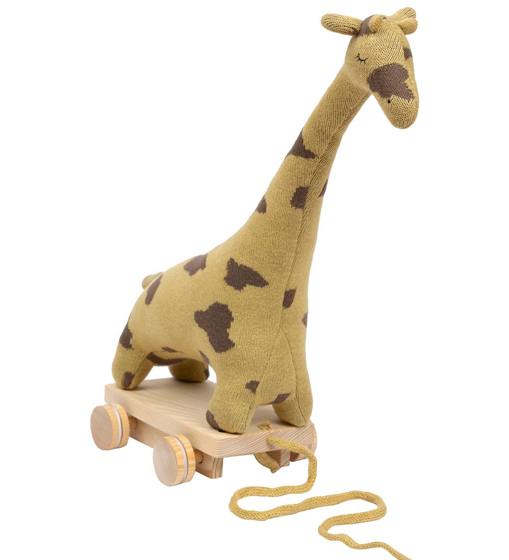 Smallstuff Nachziehspielzeug - Giraffe - Mustard/Maulwurf - Smallstuff - One Size - Nachziehspielzeug Smallstuff Nachziehspielzeug - Giraffe - Mustard/Maulwurf - Smallstuff - One Size - Nachziehspielzeug von Smallstuff