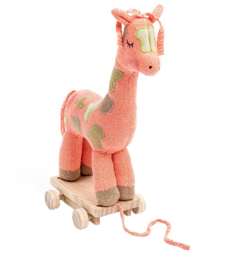 Smallstuff Nachziehspielzeug - Giraffe - Pink - Smallstuff - One Size - Nachziehspielzeug Smallstuff Nachziehspielzeug - Giraffe - Pink - Smallstuff - One Size - Nachziehspielzeug von Smallstuff