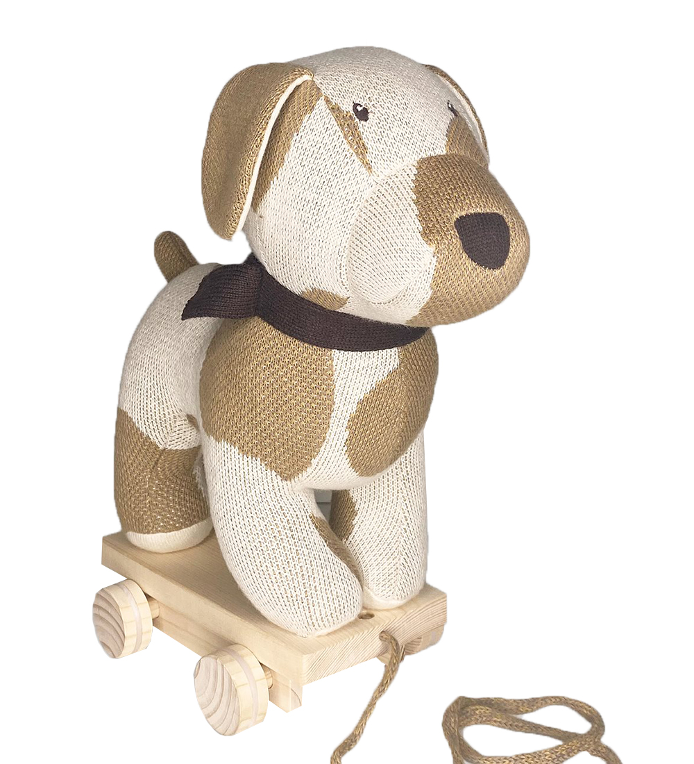 Smallstuff Nachziehspielzeug - Hund - 30x30 cm - Off White/Natur - Smallstuff - One Size - Nachziehspielzeug Smallstuff Nachziehspielzeug - Hund - 30x30 cm - Off White/Natur - Smallstuff - One Size - Nachziehspielzeug von Smallstuff