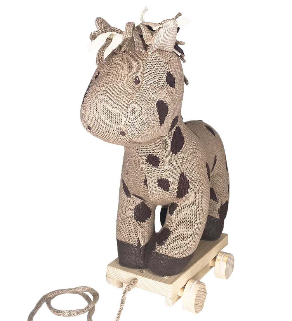 Smallstuff Nachziehspielzeug - Pferd - 30x30 cm - Nature/Brown - Smallstuff - One Size - Nachziehspielzeug Smallstuff Nachziehspielzeug - Pferd - 30x30 cm - Nature/Brown - Smallstuff - One Size - Nachziehspielzeug von Smallstuff