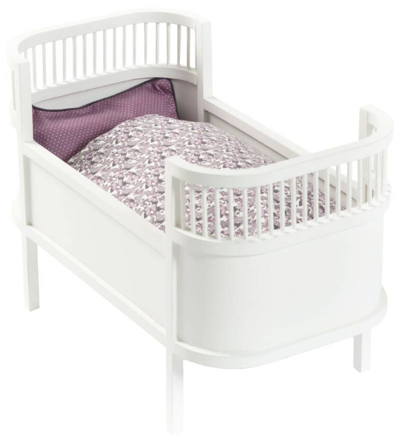 Smallstuff Pupenbett m. Matratze - Rosaline - Weiß - Smallstuff - One Size - Puppenbett von Smallstuff