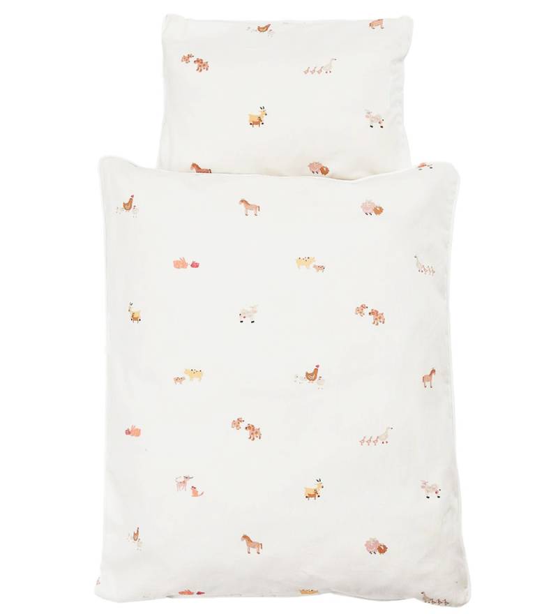 Smallstuff Puppenbettwäsche - Farm Living - Peach - Smallstuff - One Size - Puppenbettwäsche Smallstuff Puppenbettwäsche - Farm Living - Peach - Smallstuff - One Size - Puppenbettwäsche von Smallstuff