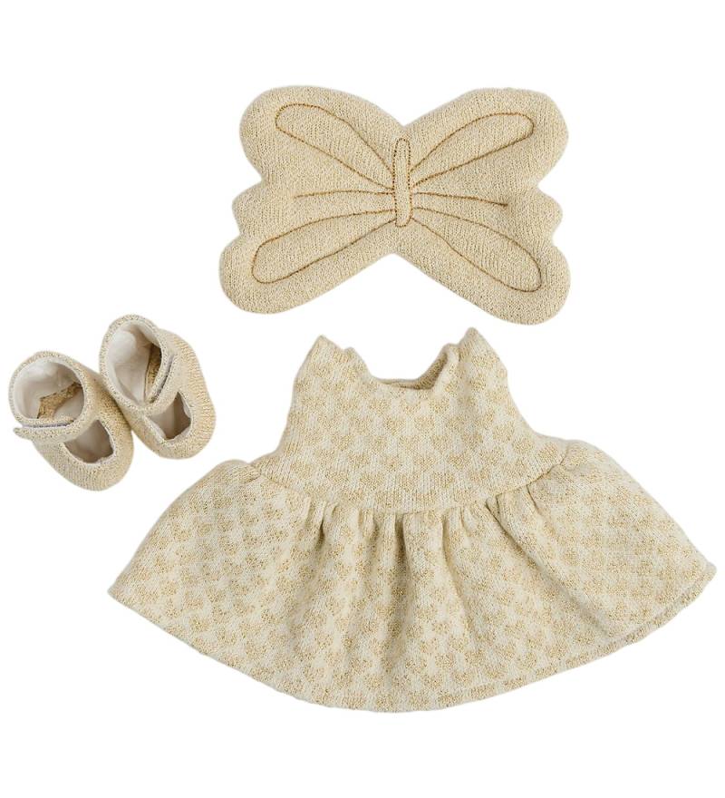 Smallstuff Puppenkleidung - Aus. White/Gold - Smallstuff - One Size - Puppenkleidung Smallstuff Puppenkleidung - Aus. White/Gold - Smallstuff - One Size - Puppenkleidung von Smallstuff