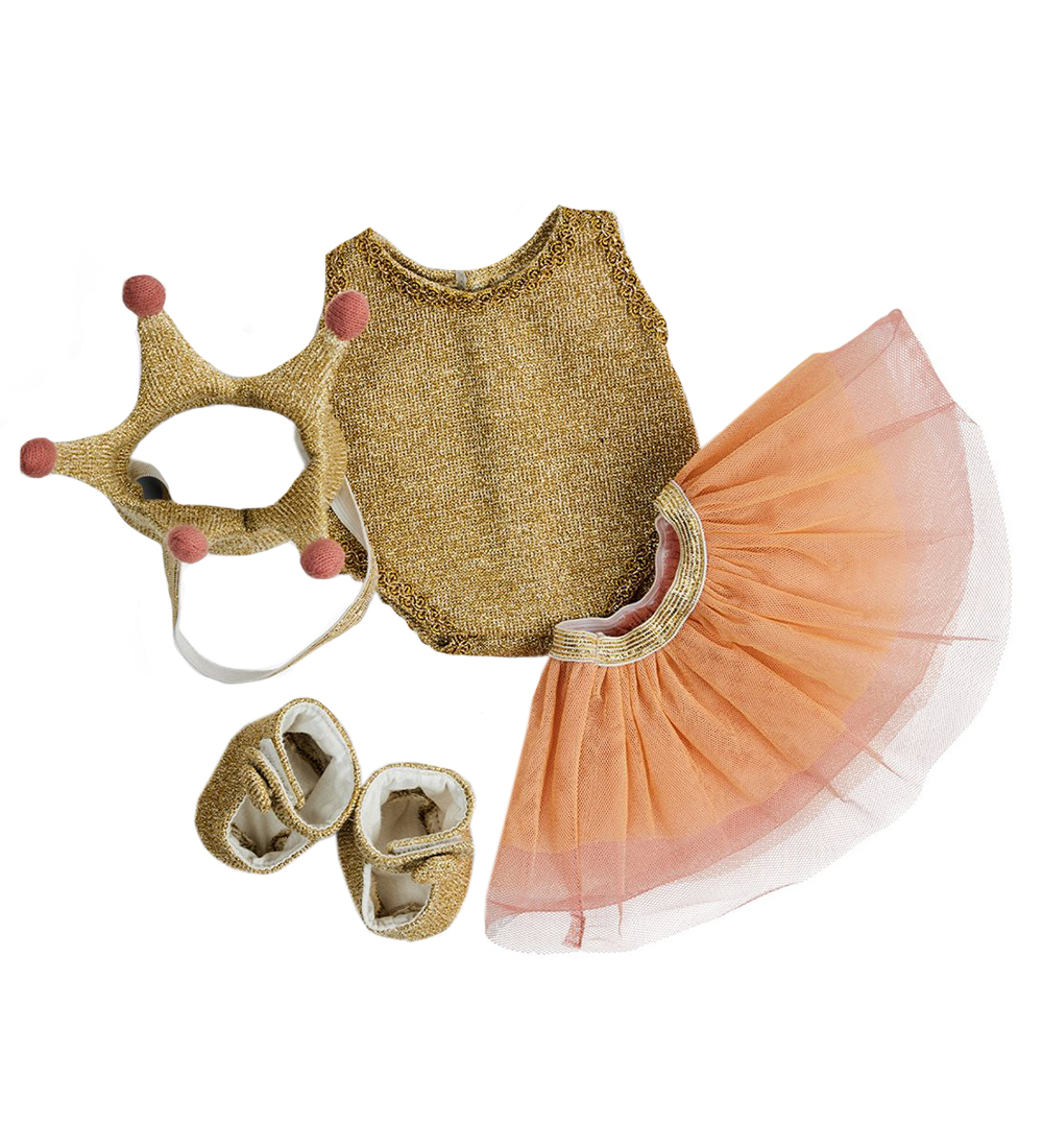Smallstuff Puppenkleidung - Beige Glitter - Smallstuff - One Size - Puppenkleidung Smallstuff Puppenkleidung - Beige Glitter - Smallstuff - One Size - Puppenkleidung von Smallstuff