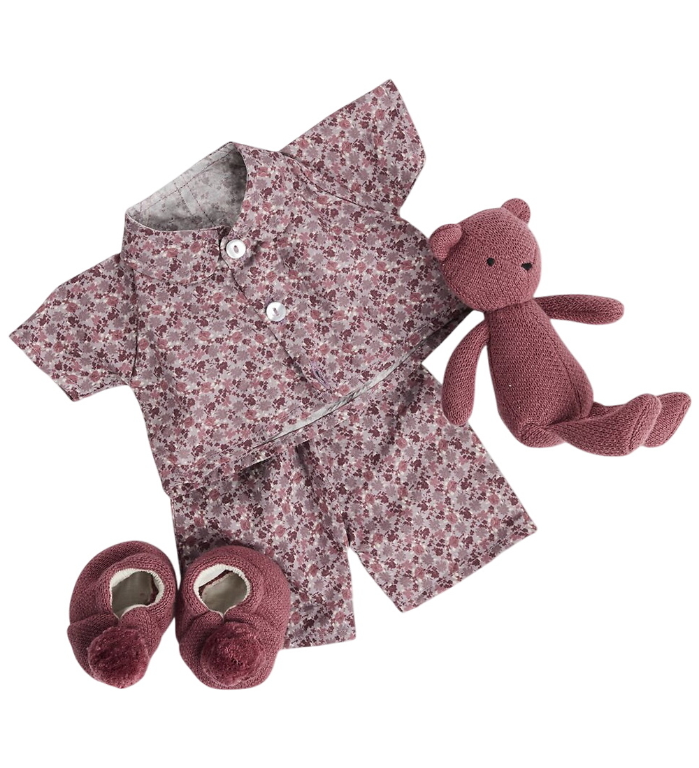 Smallstuff Puppenkleidung - Pyjamas m. Krabbelschuhe/Kuscheltier - Smallstuff - One Size - Puppenkleidung Smallstuff Puppenkleidung - Pyjamas m. Krabbelschuhe/Kuscheltier - Smallstuff - One Size - Puppenkleidung von Smallstuff
