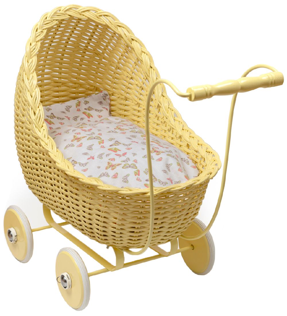 Smallstuff Puppenwagen - Soft Yellow - Smallstuff - One Size - Puppenwagen von Smallstuff