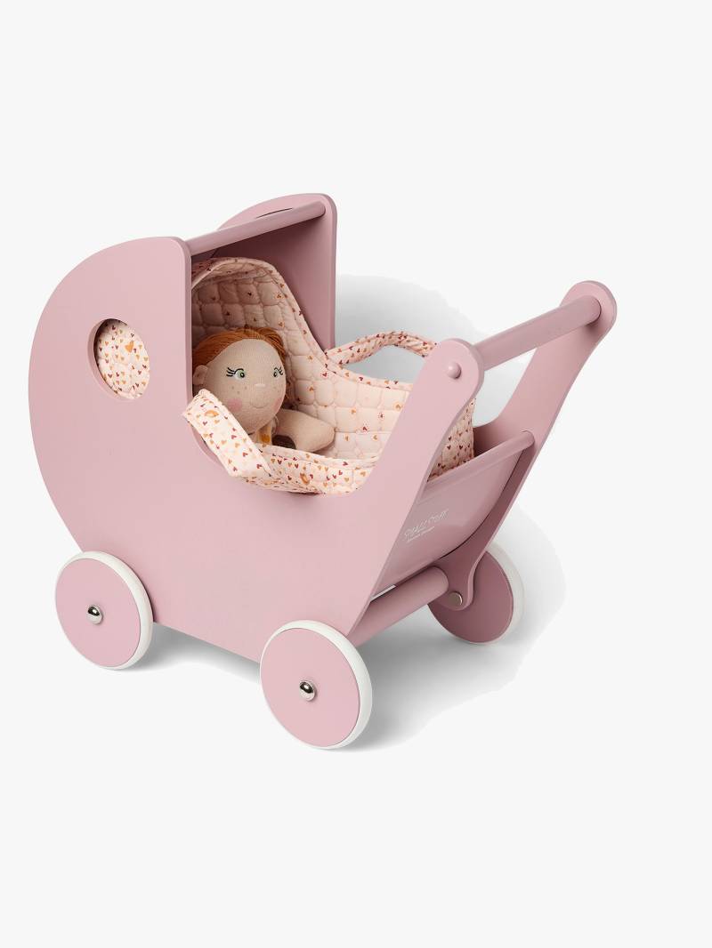 Smallstuff Puppenwagen aus Holz, Rosa von Smallstuff