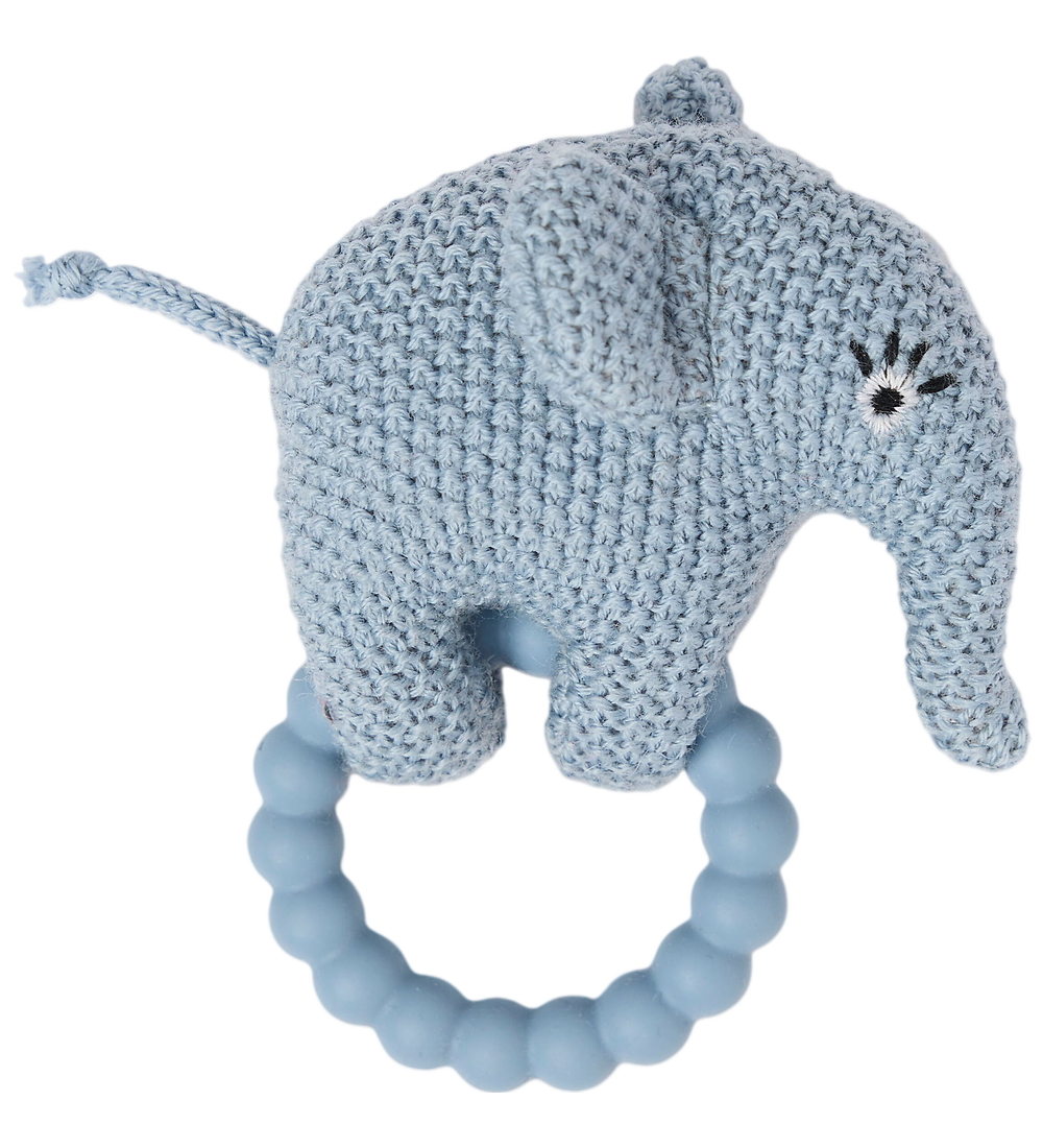Smallstuff Rassel - Merinowolle - Elefant - Light Blue - Smallstuff - One Size - Rasseln Smallstuff Rassel - Merinowolle - Elefant - Light Blue - Smallstuff - One Size - Rasseln von Smallstuff