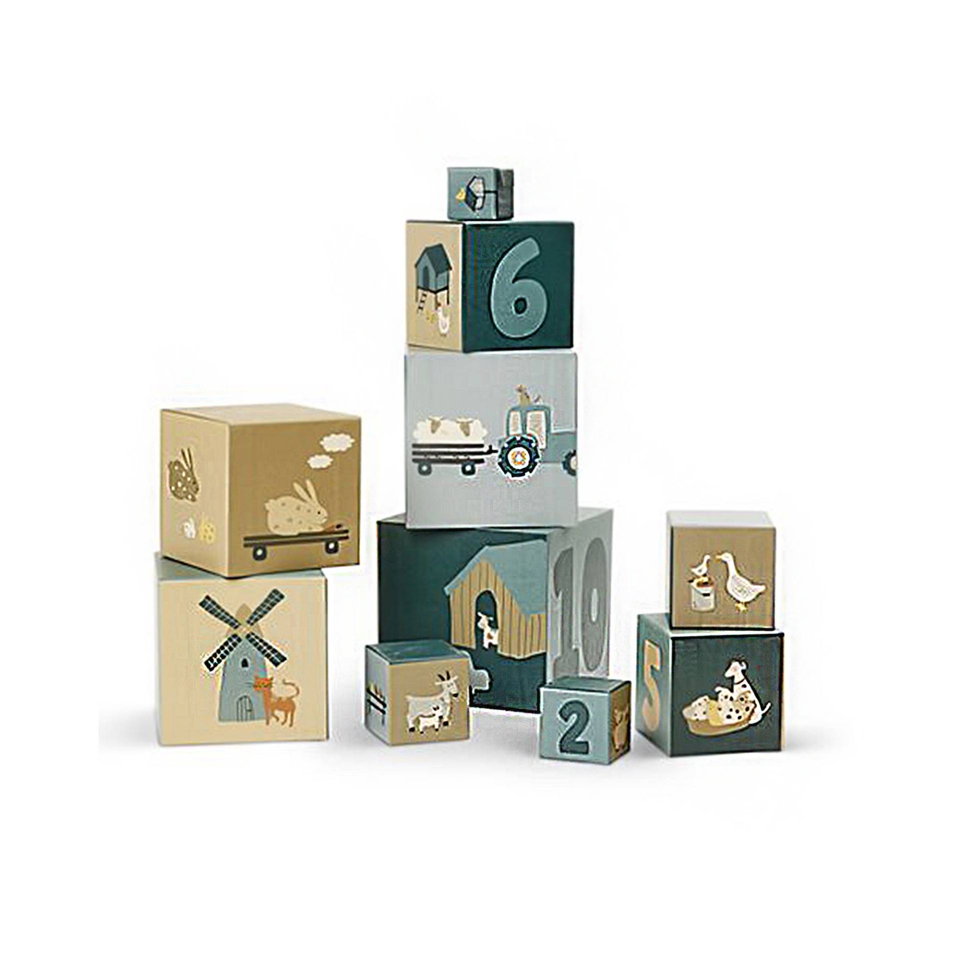 Smallstuff Stapelklötze 1-10 Bauernhof 10 Teile, Babyspielzeug Smallstuff Stapelklötze 1-10 Bauernhof 10 Teile, Babyspielzeug von Smallstuff