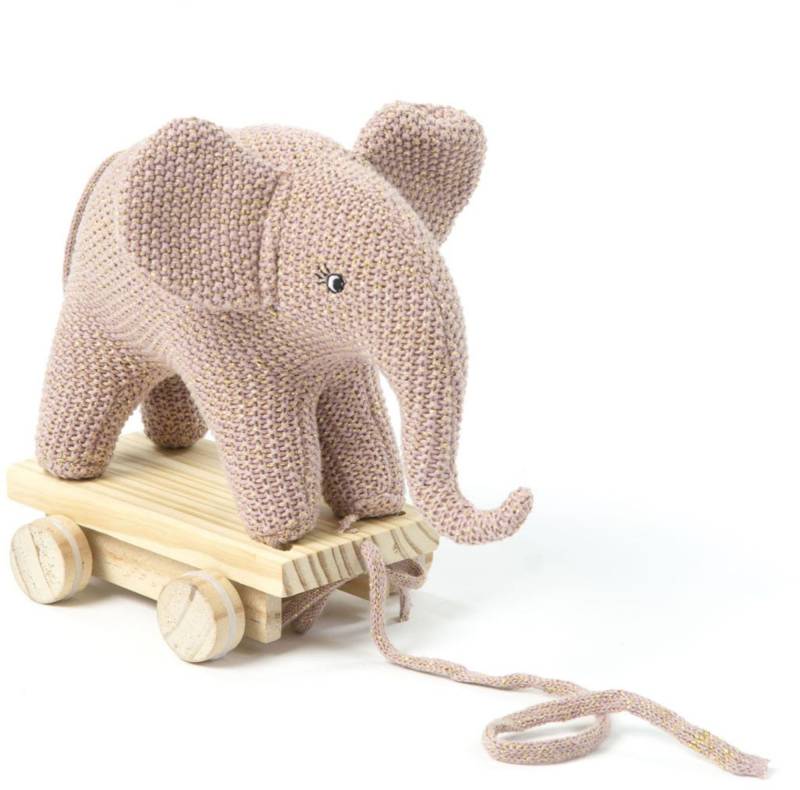 Smallstuff Ziehtier Elefant, Rose/Gold, Babyspielzeug Smallstuff Ziehtier Elefant, Rose/Gold, Babyspielzeug von Smallstuff