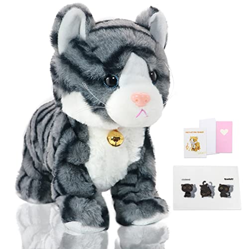 Smalody Interactive Plüschtiere, Neuheit Sound Control Elektronische Katze Elektronische Haustiere Roboter Katze Geschenk für Kinder von Smalody