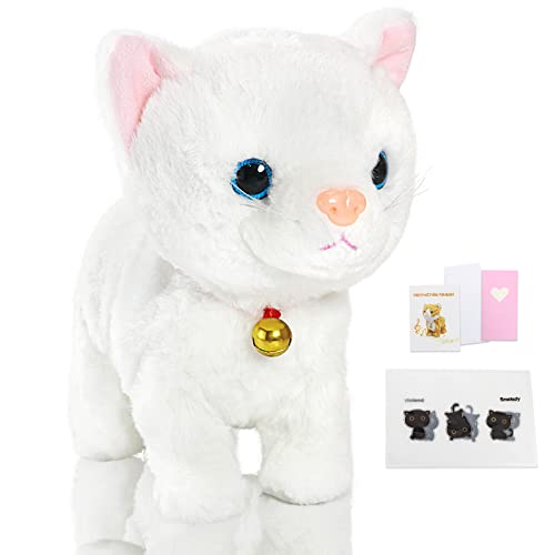 Smalody Interactive Plüschtiere, Neuheit Sound Control Elektronische Katze Elektronische Haustiere Roboter Katze Geschenk für Kinder von Smalody