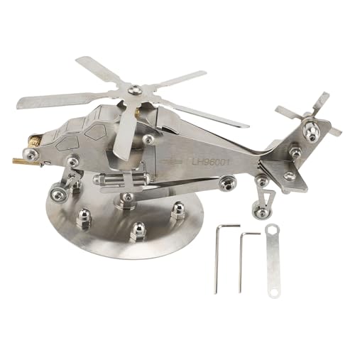 Smandy Metallhubschraubermodell, ohne Kleber oder Lötmittel und Stabile Metallstruktur Bildungs 3D -Ornament für Lernraum Home Office Dekoration Smandy Metallhubschraubermodell, ohne Kleber oder Lötmittel und Stabile Metallstruktur Bildungs 3D -Ornament für Lernraum Home Office Dekoration von Smandy