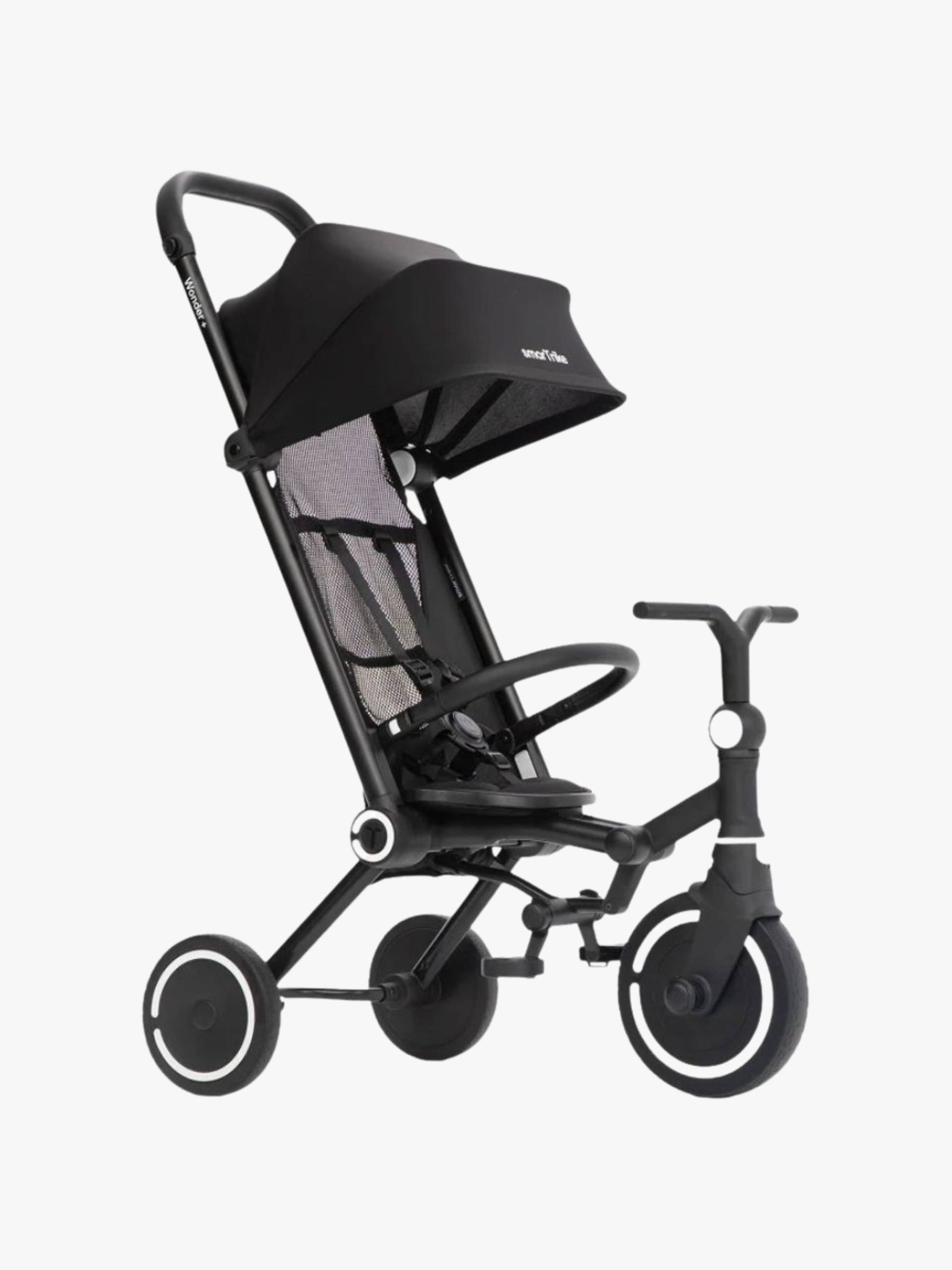 SmarTrike Wonder Plus Dreirad 2-in-1, Storm Black von SmarTrike