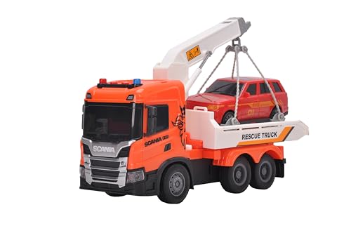 Smart BeBe Scania Spielzeug mit Lichter und Geräusche für Kinder (Abschleppwagen mit Kran) von Smart BeBe