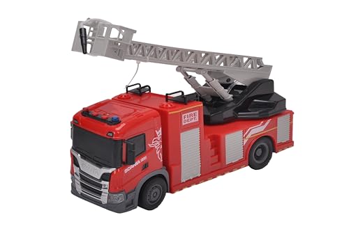 Smart BeBe Scania Spielzeug mit Lichter und Geräusche für Kinder (Feuerwehrauto mit Hebeleitern) von Smart BeBe