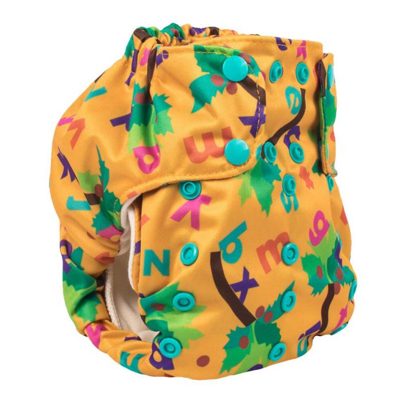 Smart Bottoms 3.1 AIO One Size Stoffwindel - Chicka Chicka Boom Boom ABC&#039;s von Smart Bottoms