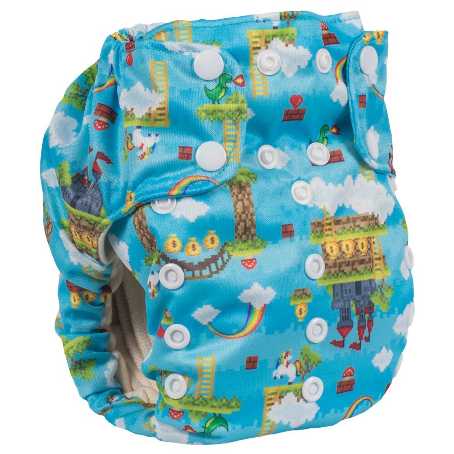 Smart Bottoms 3.1 AIO One Size Stoffwindel - Gamer Smart Bottoms 3.1 AIO One Size Stoffwindel - Gamer von Smart Bottoms