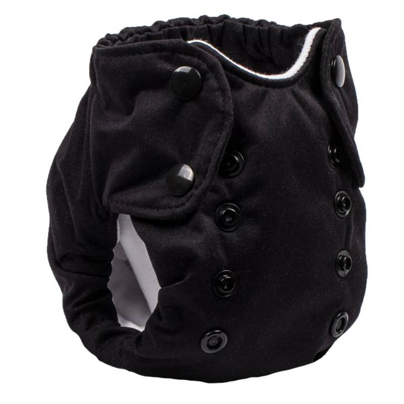 Smart Bottoms Born Smart 2.0 AIO für Neugeborene - Basic Black von Smart Bottoms