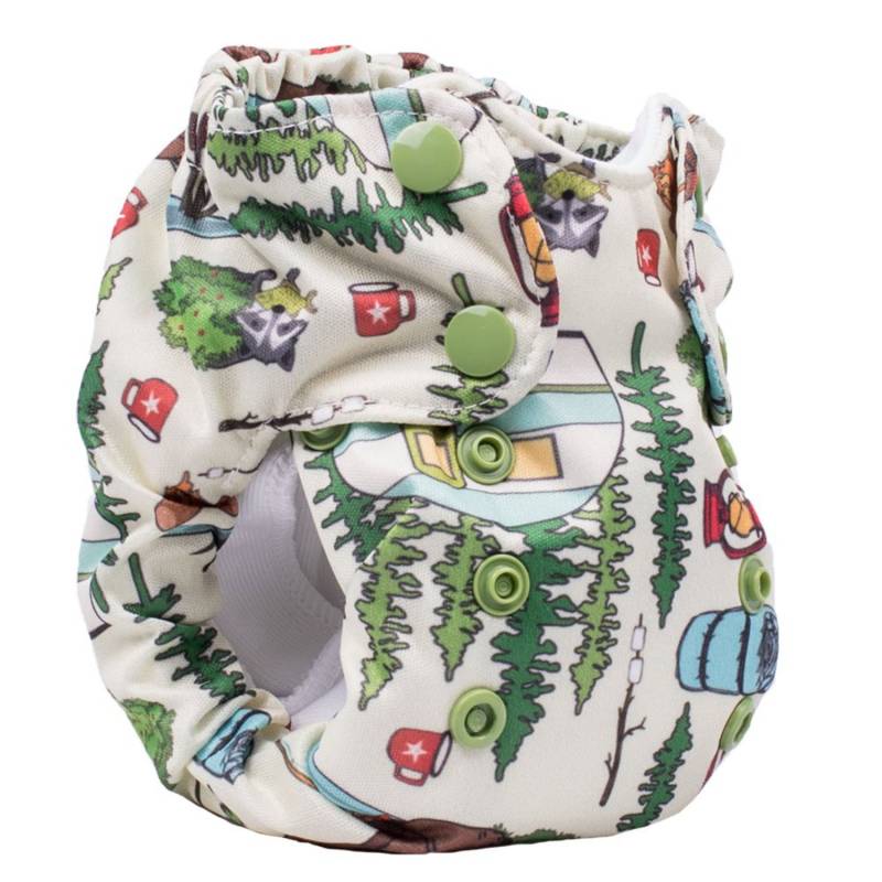 Smart Bottoms Born Smart 2.0 AIO für Neugeborene - Campfire Tails von Smart Bottoms