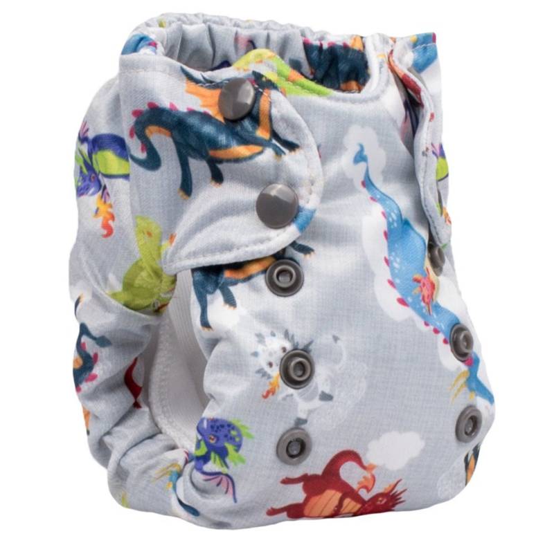 Smart Bottoms Born Smart 2.0 AIO für Neugeborene - Dragon Dreams von Smart Bottoms