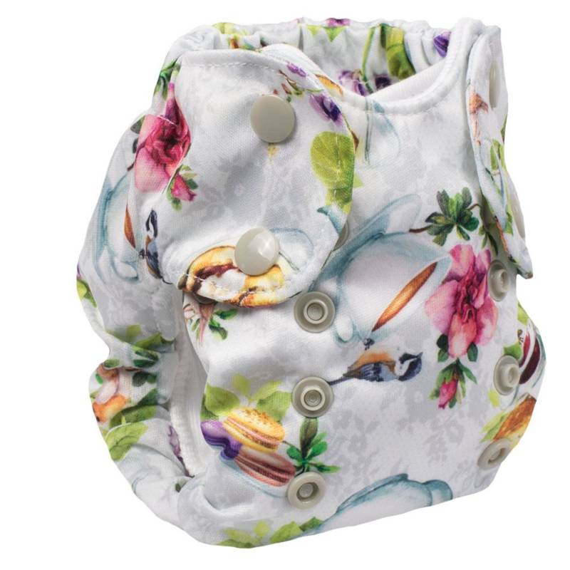 Smart Bottoms Born Smart 2.0 AIO für Neugeborene - Tea Party von Smart Bottoms
