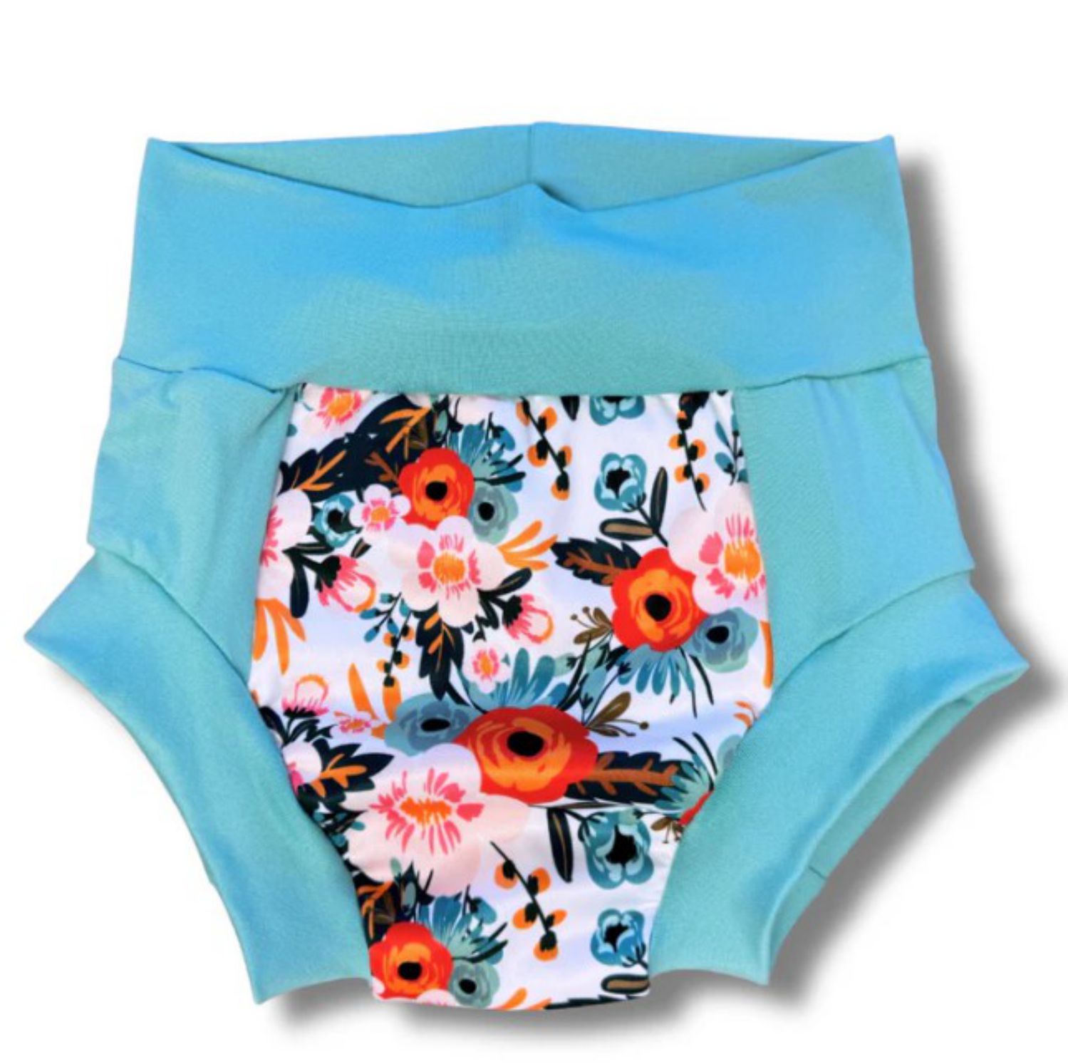 Smart Bottoms Daytime Trainer - M (2 - 3 Jahre) Ginny (türkiser Rand) von Smart Bottoms