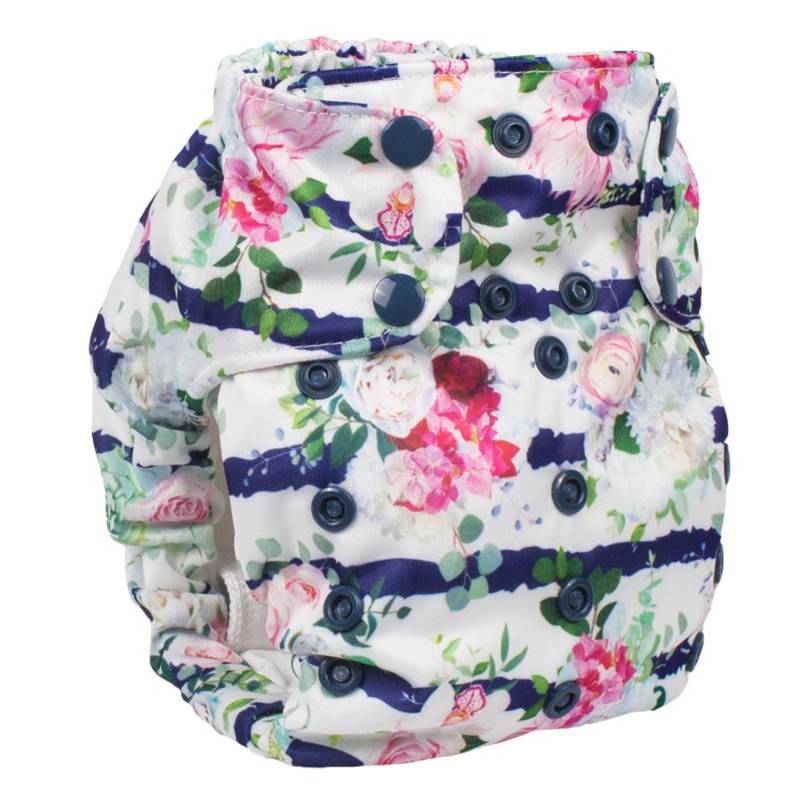 Smart Bottoms Dream Diaper 2.0 AIO One Size - Belle Blossom von Smart Bottoms