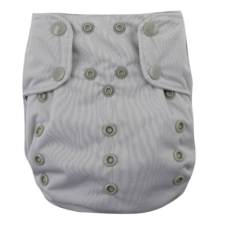 Smart Bottoms Dream Diaper 2.0 AIO One Size - London Fog (grau) von Smart Bottoms