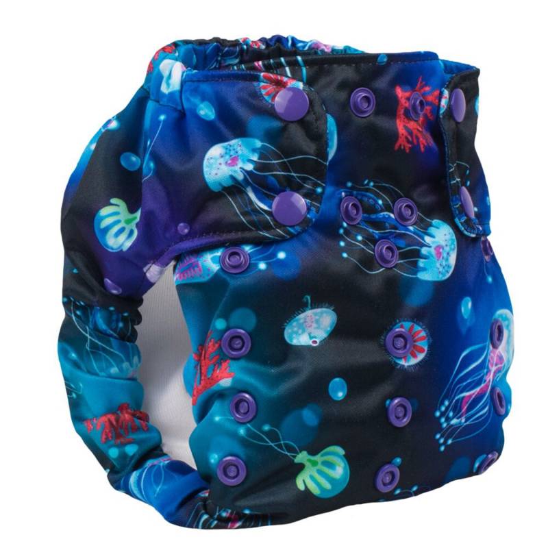 Smart Bottoms Dream Diaper 2.0 AIO One Size - Ocean Blooms von Smart Bottoms