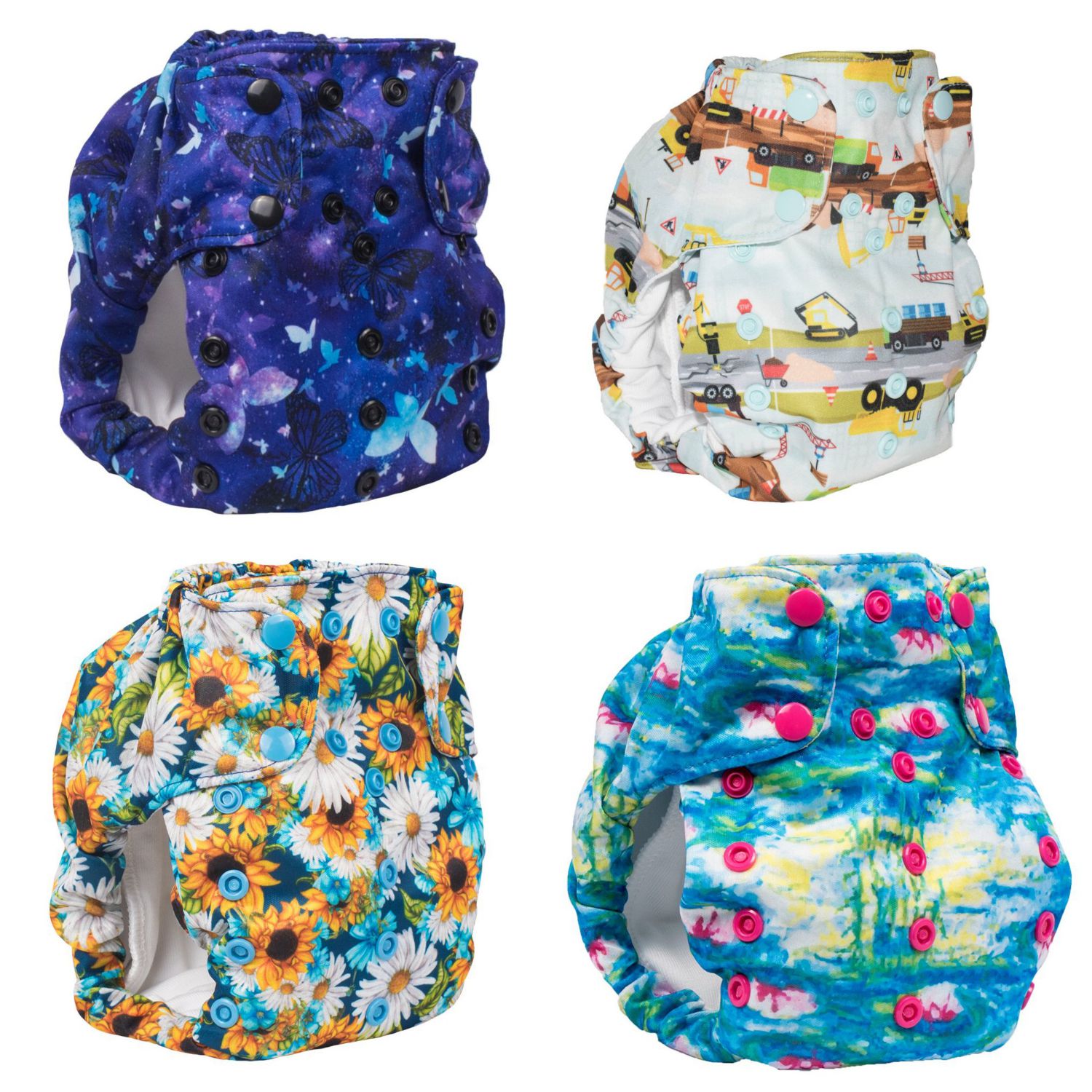 Smart Bottoms Dream Diaper 2.0 AIO One Size - Stella Smart Bottoms Dream Diaper 2.0 AIO One Size - Stella von Smart Bottoms