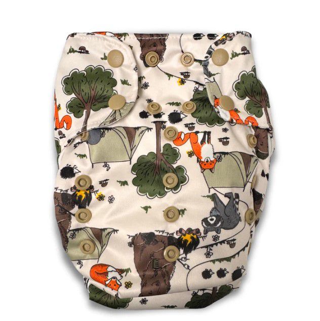 Smart Bottoms Dream Diaper 3.0 AIO One Size - Happy Camper von Smart Bottoms