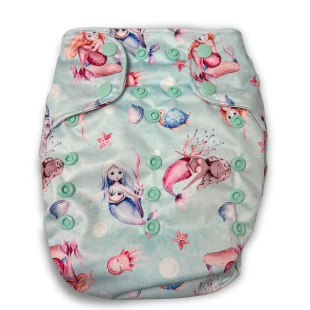 Smart Bottoms Dream Diaper 3.0 AIO One Size - Mermazing Smart Bottoms Dream Diaper 3.0 AIO One Size - Mermazing von Smart Bottoms