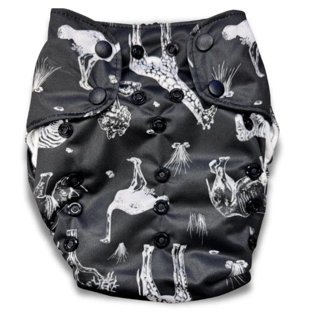 Smart Bottoms Dream Diaper 3.0 AIO One Size - Safari Adventure von Smart Bottoms
