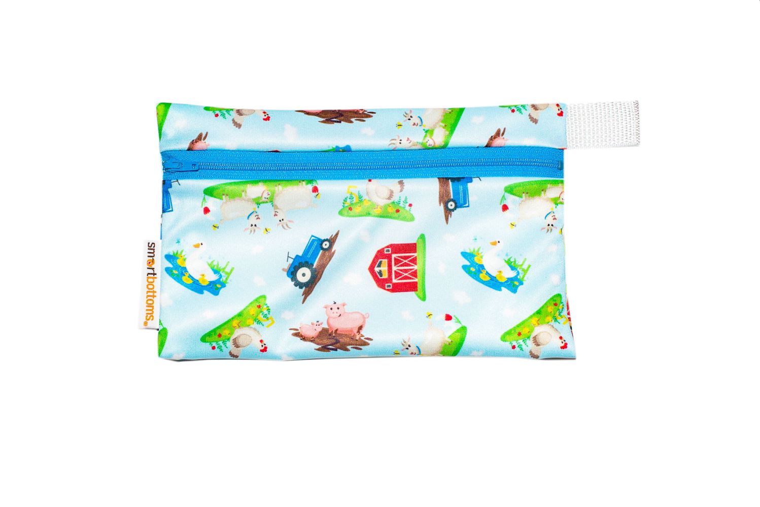 Smart Bottoms Mini-Nasstasche (XS) - Barnyard Babies von Smart Bottoms