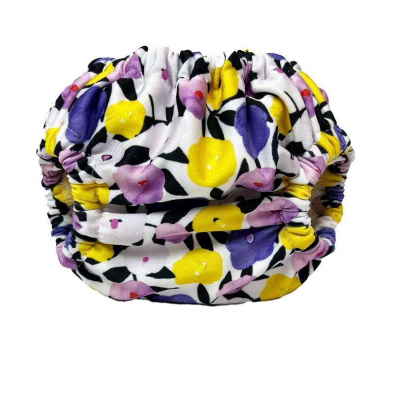 Smart Bottoms Mitwachsende Schwimmwindel - S (3,5 - 7 kg) Violets von Smart Bottoms