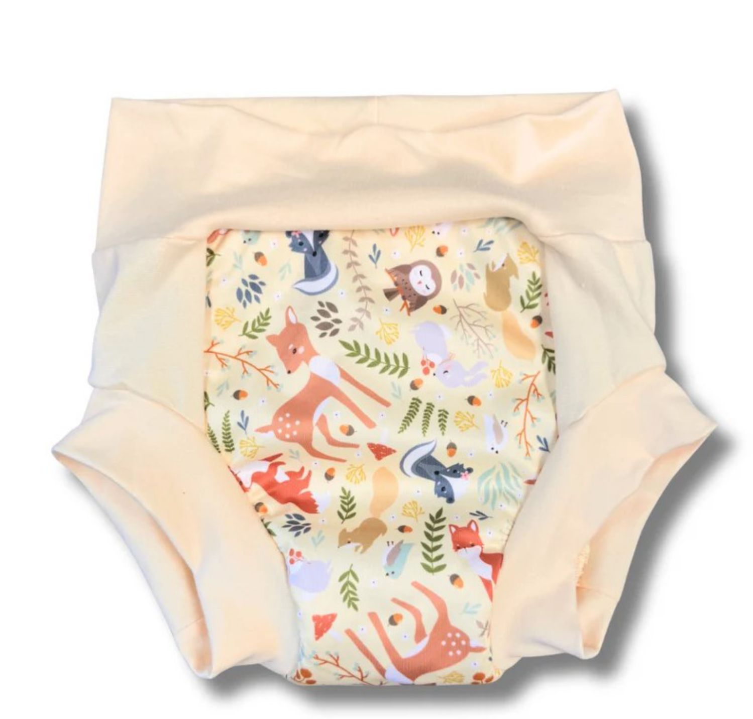Smart Bottoms Nighttime Trainer - M (2 - 3 Jahre) Deer Friends (gelber Rand) von Smart Bottoms