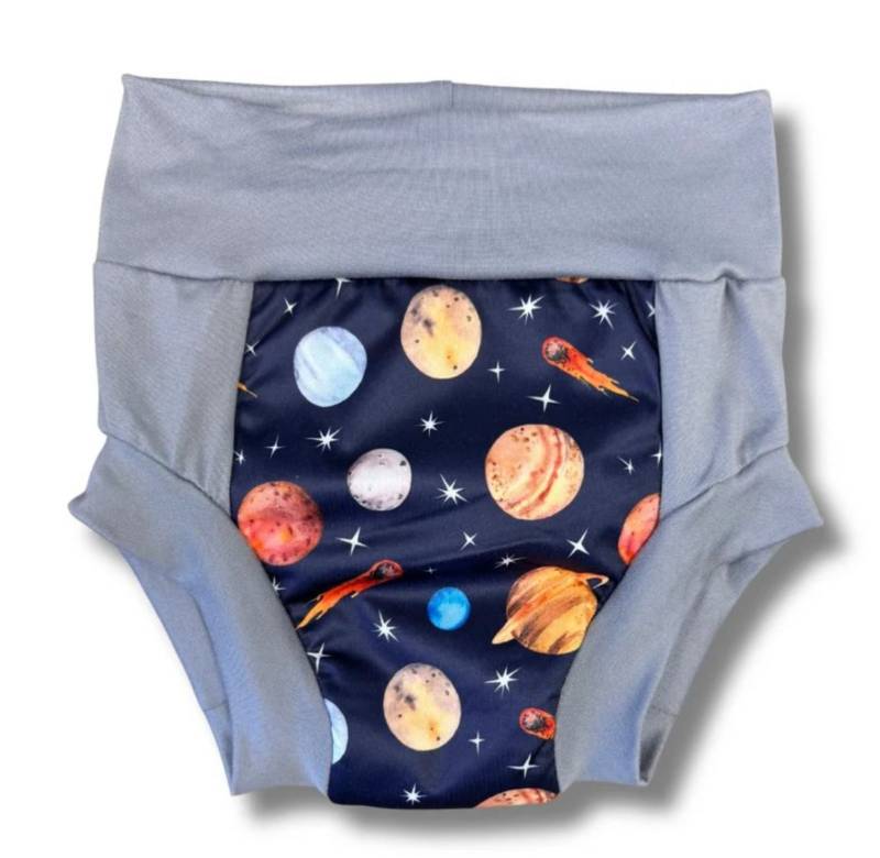 Smart Bottoms Nighttime Trainer - S (18 - 24 Monate) Cosmos (grauer Rand) von Smart Bottoms