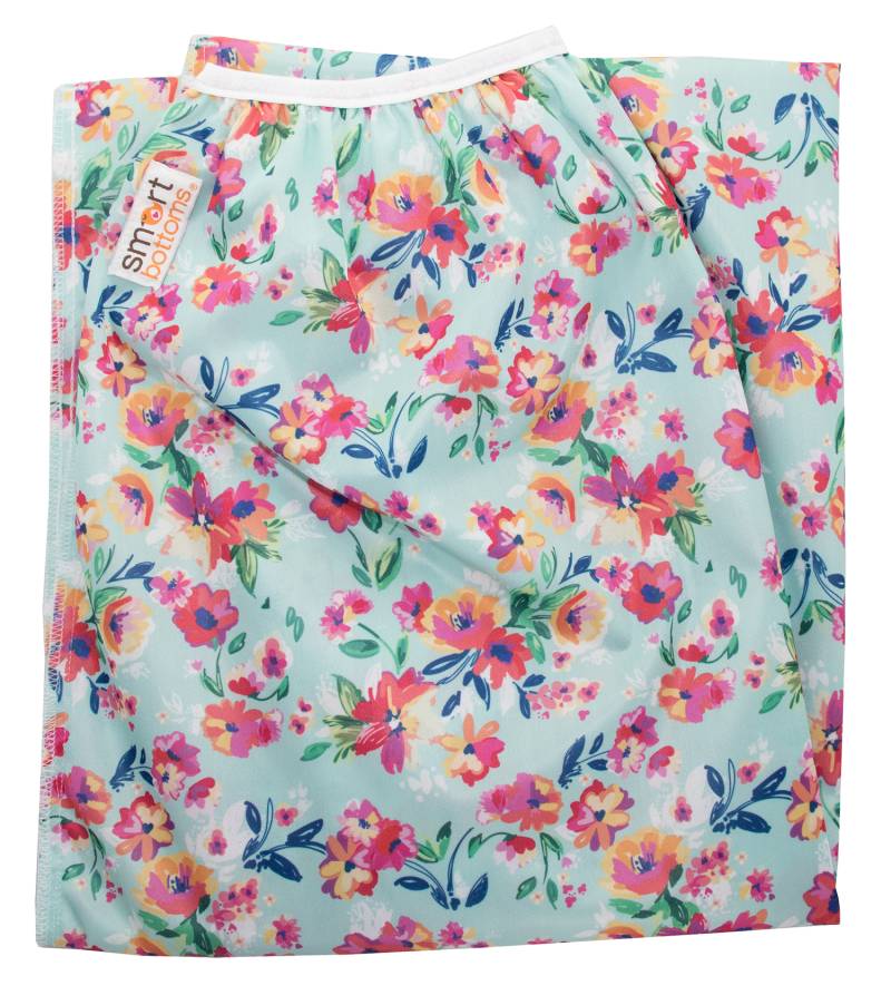 Smart Bottoms Pail Liner - Aqua Floral von Smart Bottoms