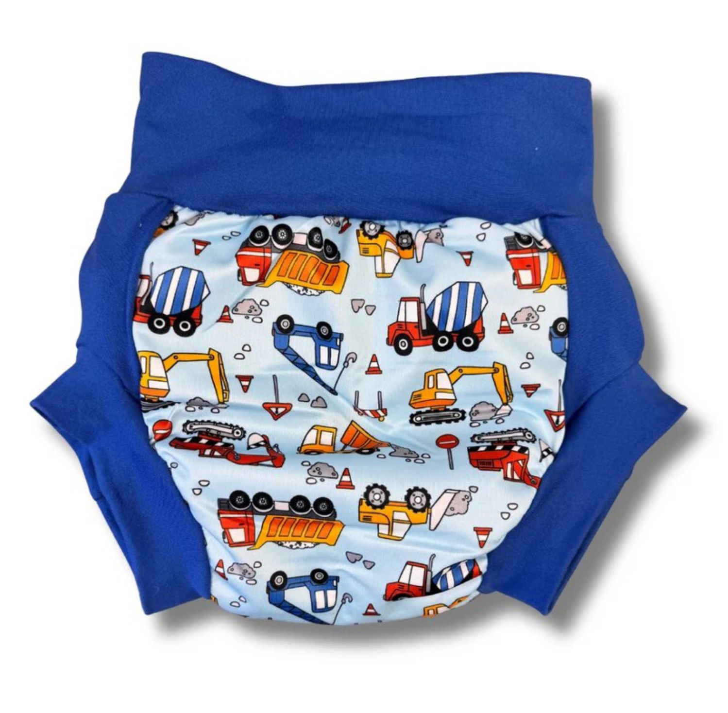 Smart Bottoms Pull-On Stoffwindel - Dirt Life (blauer Rand) L von Smart Bottoms