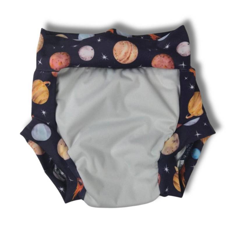 Smart Bottoms Pull-On Stoffwindel - M Cosmos (Grau) von Smart Bottoms