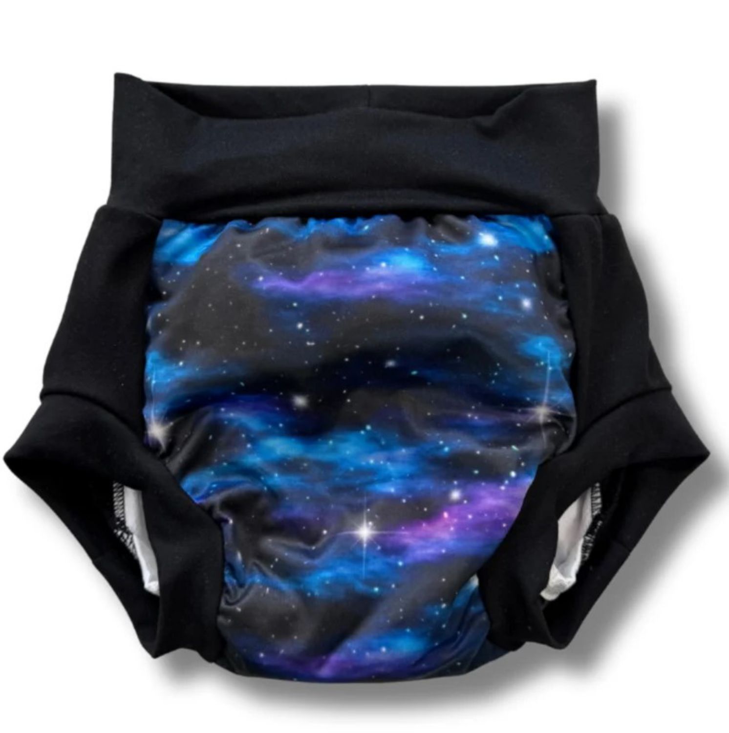Smart Bottoms Pull-On Stoffwindel - Space Case (schwarzer Rand) S von Smart Bottoms