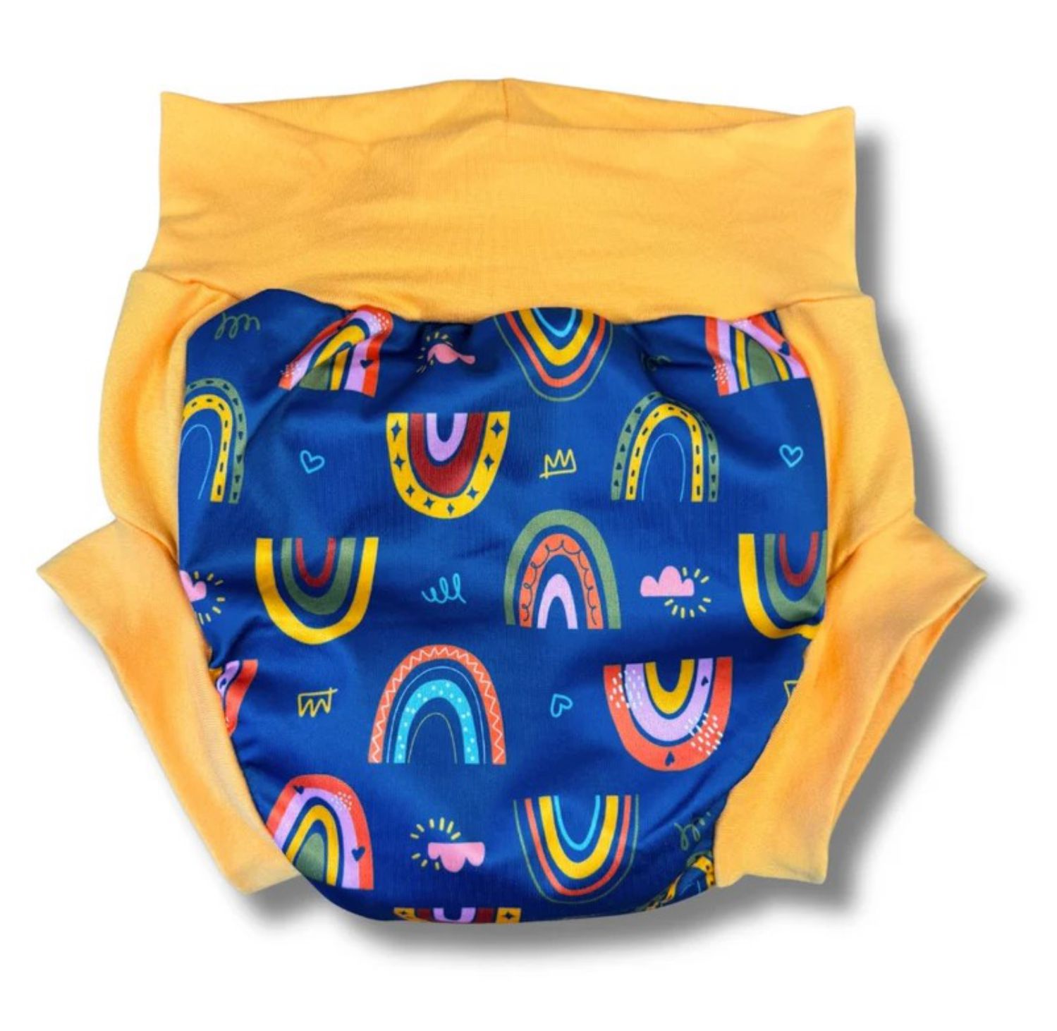 Smart Bottoms Pull-On Stoffwindel - XL After the Storm (gelber Rand) von Smart Bottoms