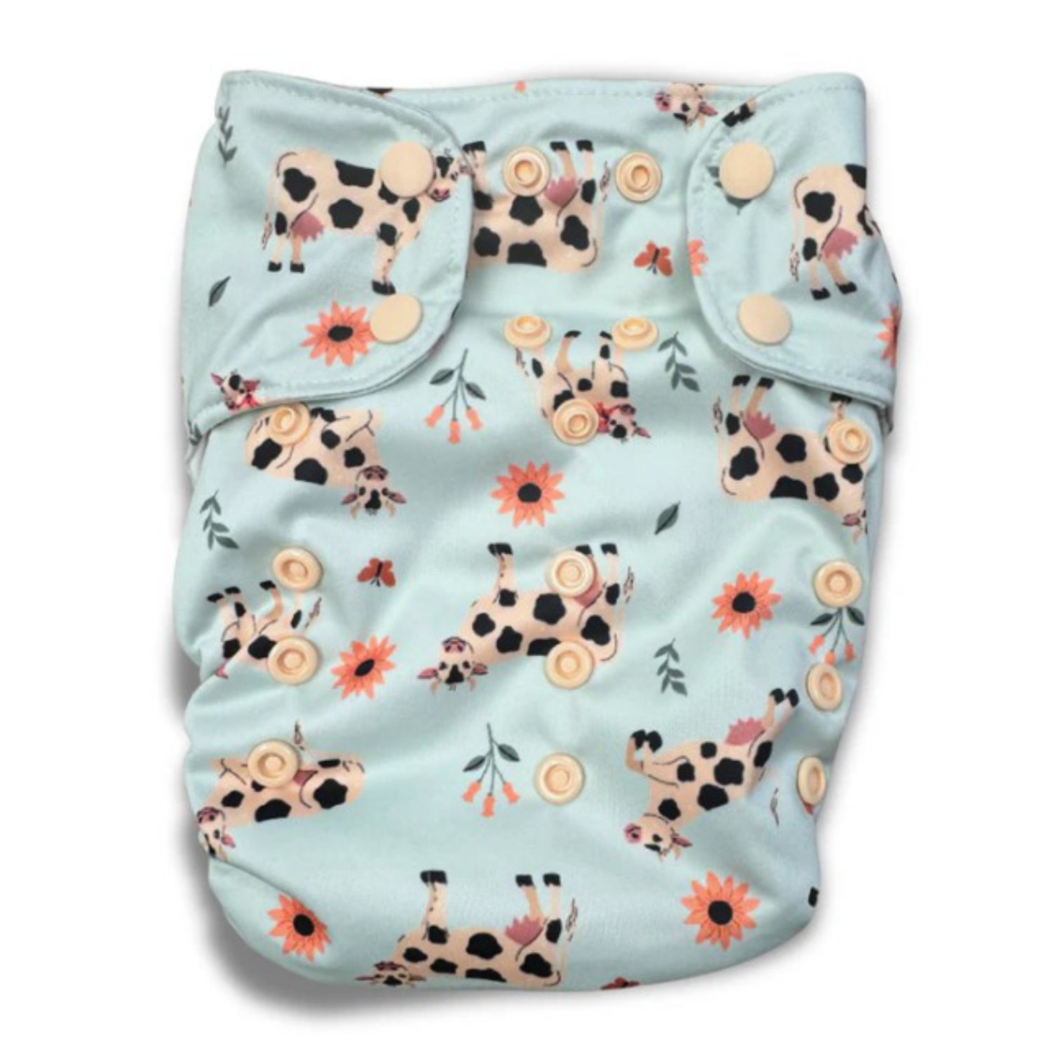 Smart Bottoms Smart One 4.0 AIO Stoffwindel - Moo & You von Smart Bottoms