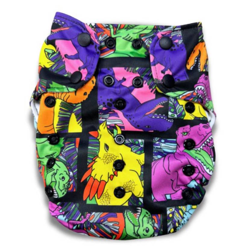 Smart Bottoms Smart One 4.0 AIO Stoffwindel - Rad Raptor von Smart Bottoms